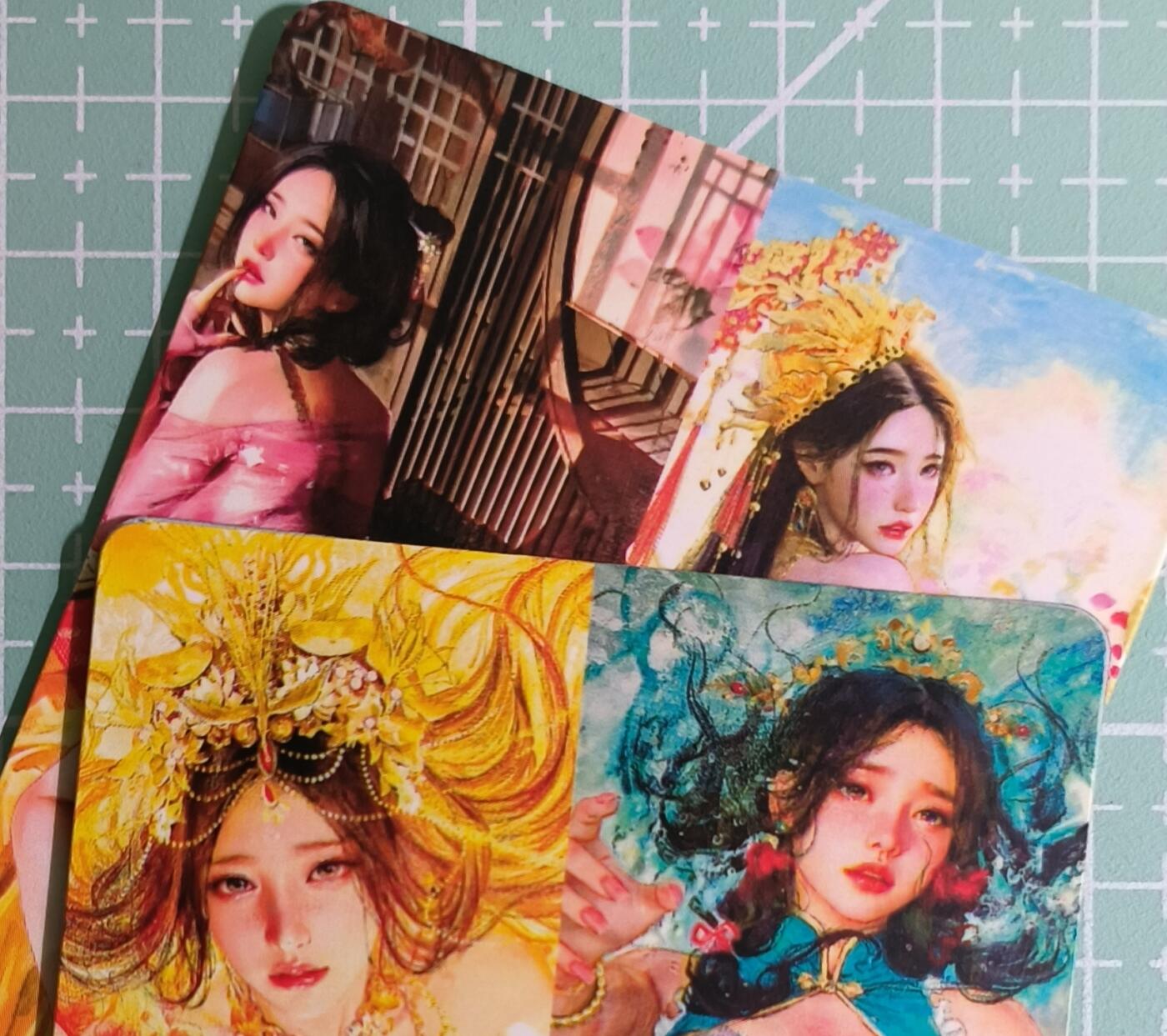 C先生卡牌 第15期 元集纪·刷子签·罐儿签·毒瘤签(持续收拍品中...) 【变换光栅】自制卡《多人变换》卡背是普卡 4张