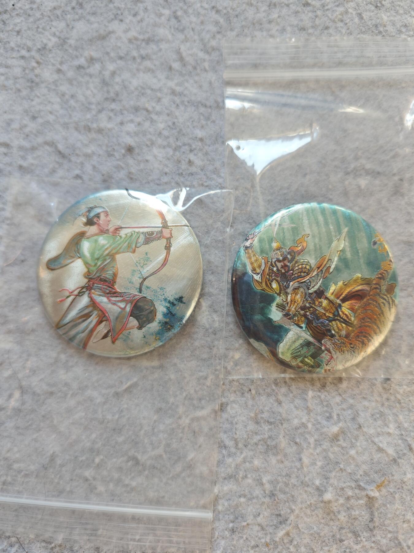 【随心含颖卡拍50期】卡游/集卡社/卡卡沃 抽卡机专场拍卖【无佣金】 水浒吧唧2个