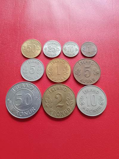 【云涧收藏】第七十六场 - 冰岛1958年～1971年10枚套