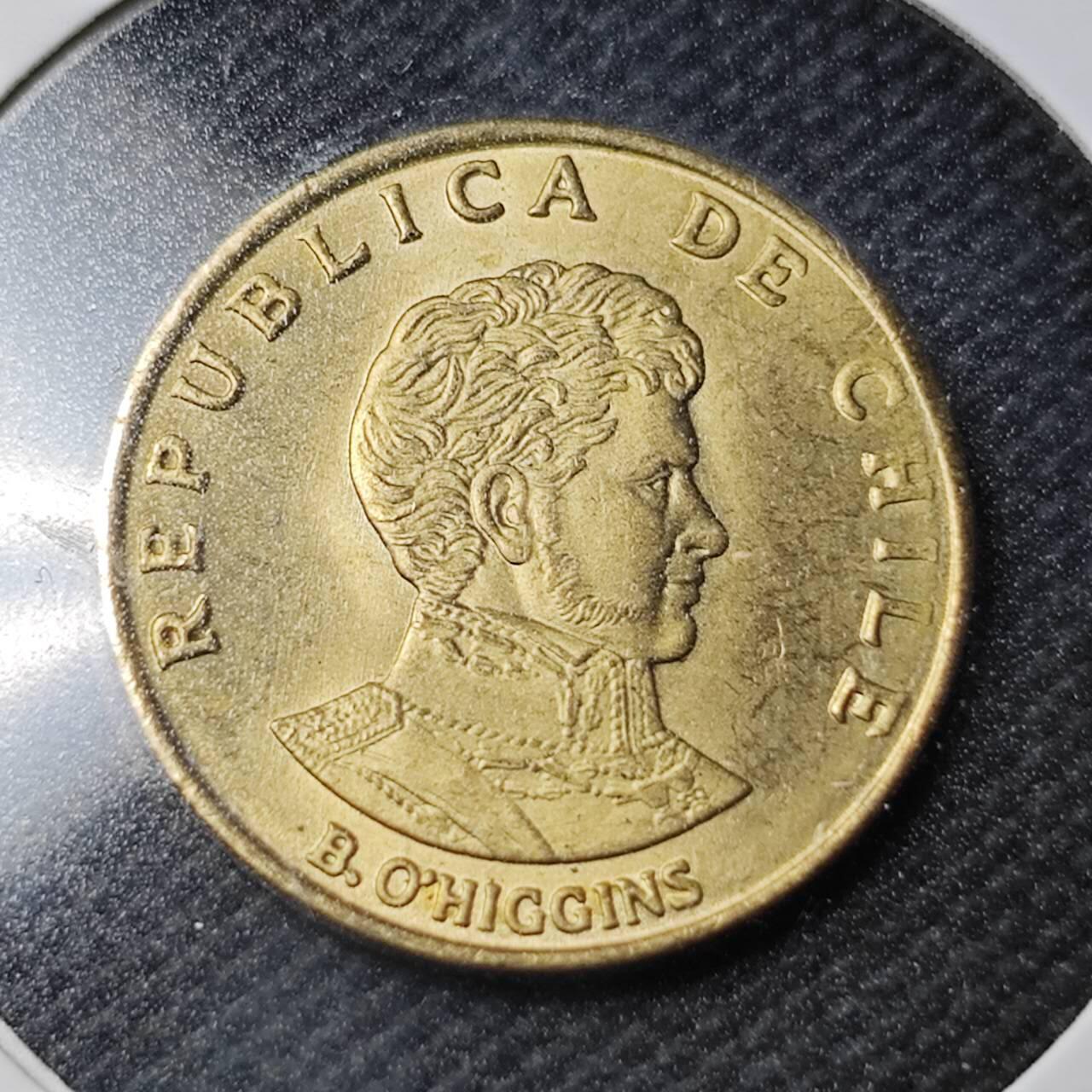 KK钱币收藏小铺  第363场  2月预留时间 周末发货  1971智利10分 好品铜币