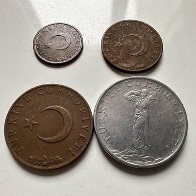 🌹外币初藏🌹🐯2025年第123场  每周二四六晚8️⃣点 接代拍 - 土耳其四枚