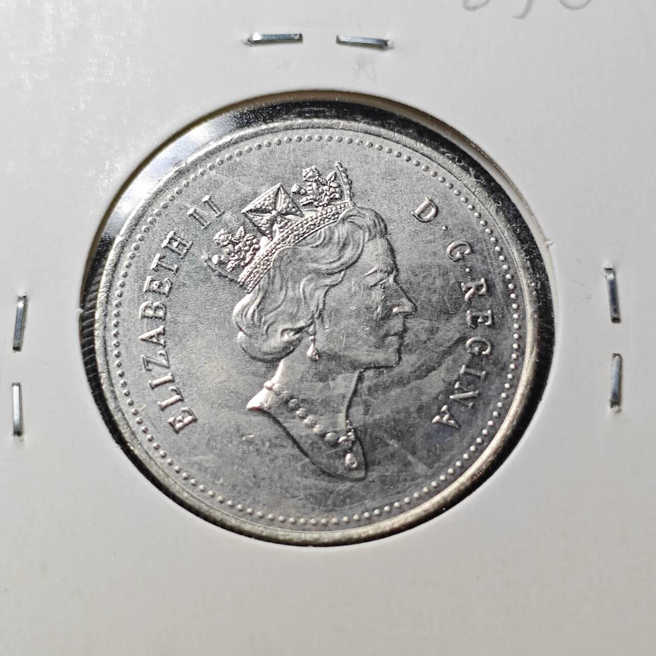 KK钱币收藏小铺  第363场  2月预留时间 周末发货  1994加拿大50分