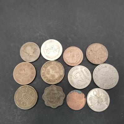 猩哥外币小铺➨【第200场】 - 硬币12个