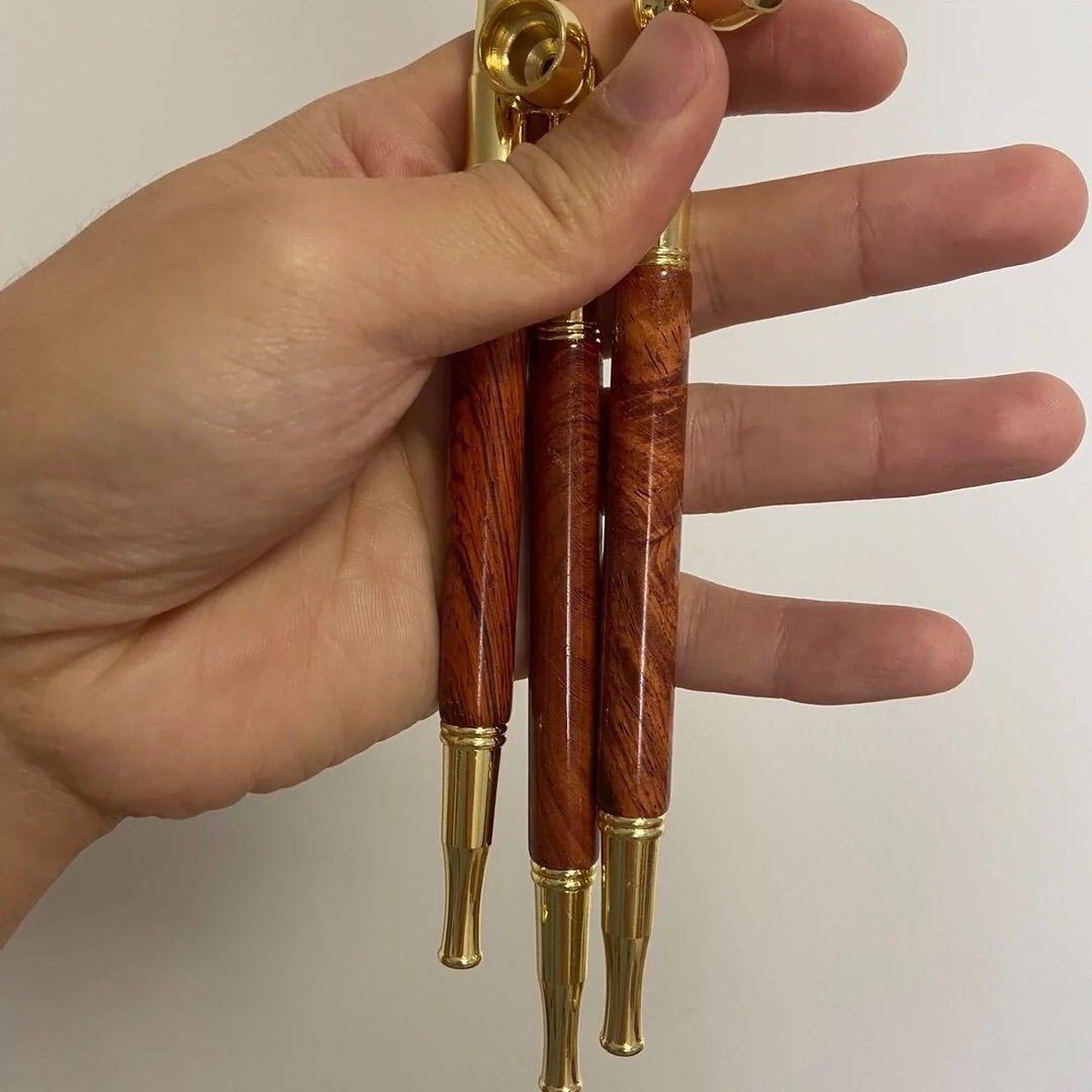 听雨轩（16）木雕 花梨木一口香烟锅