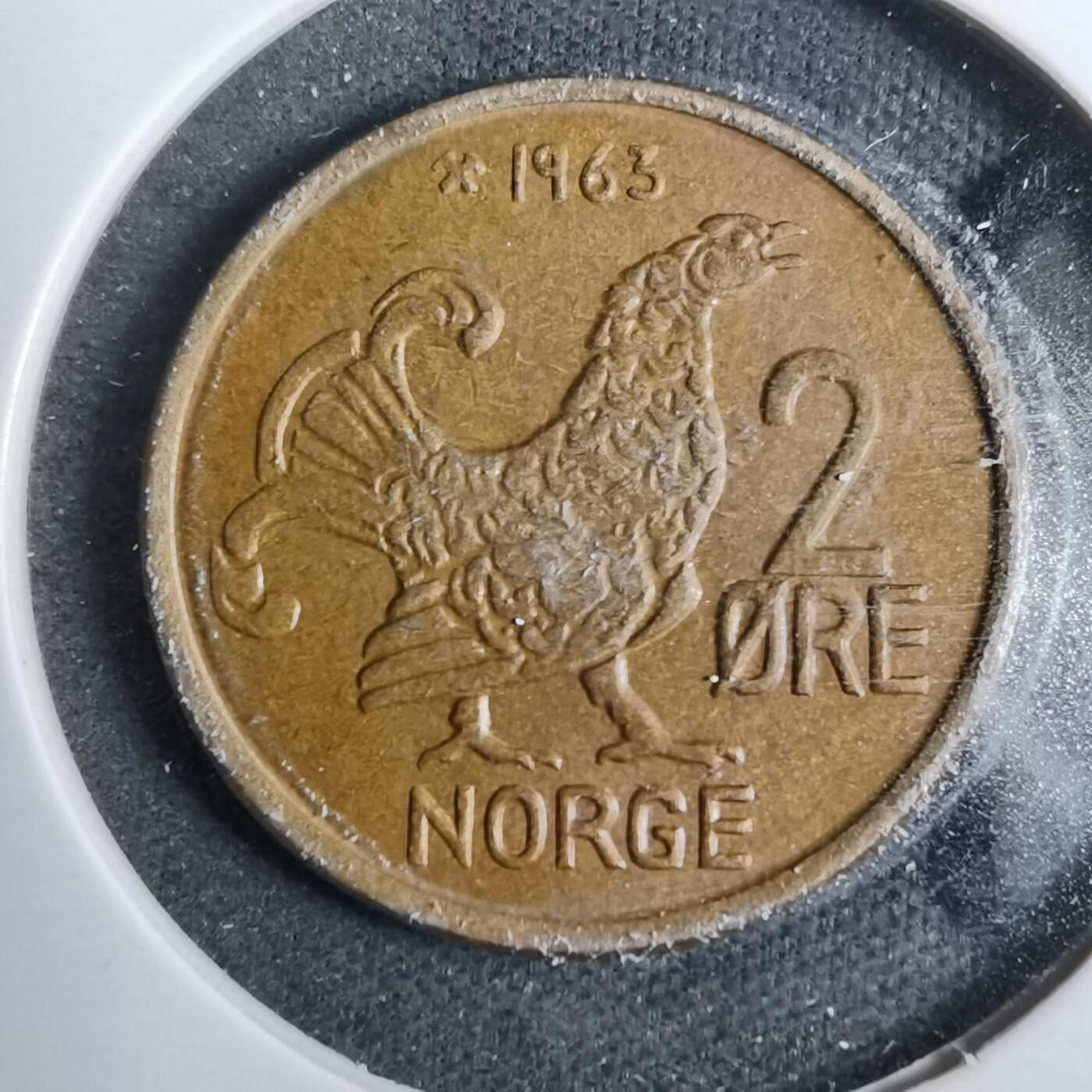 沼泽如烟--第889场 挪威1963年2欧尔