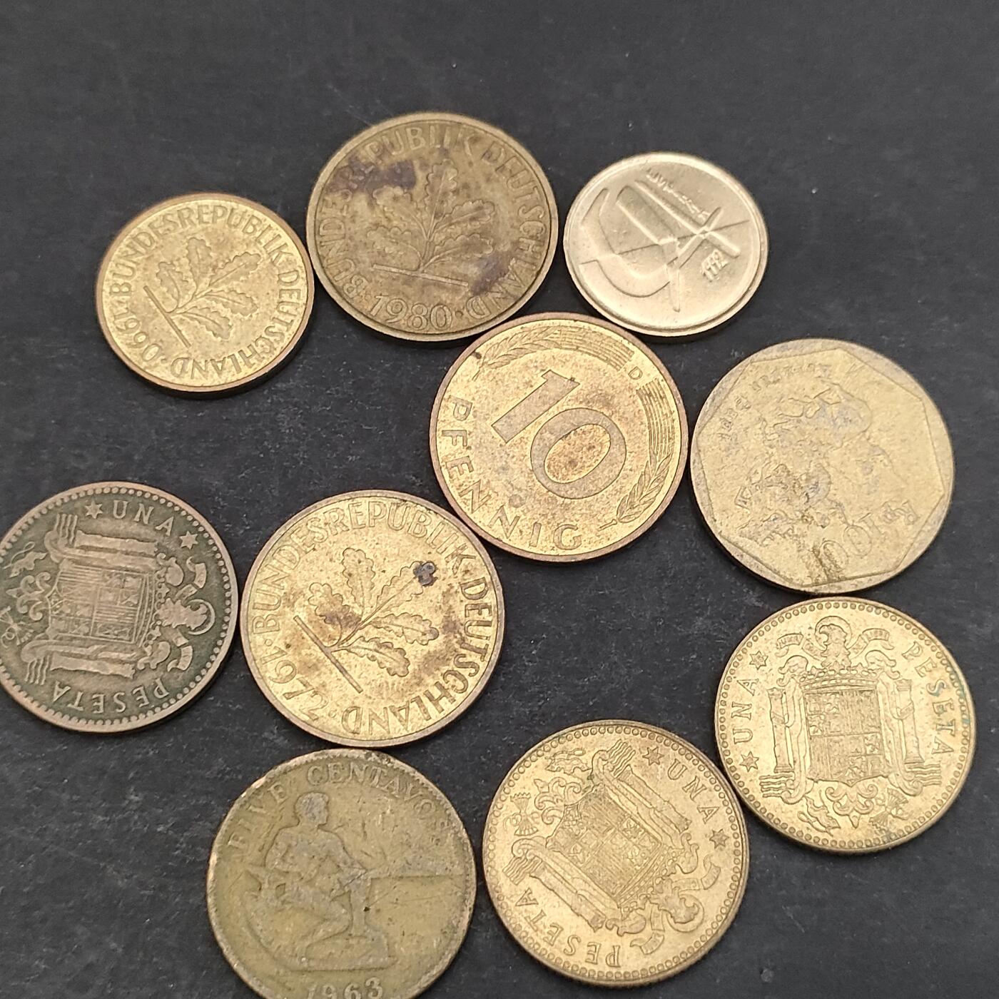 猩哥外币小铺➨【第200场】 硬币10个