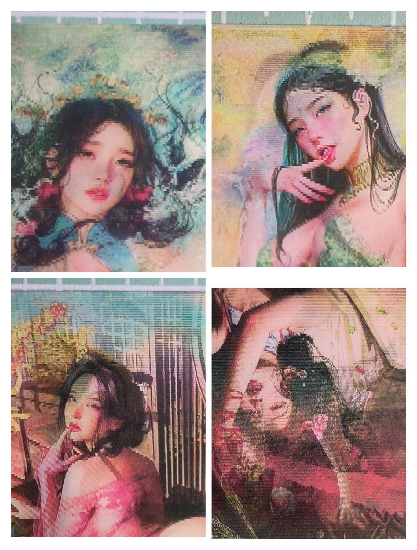 C先生卡牌 第15期 元集纪·刷子签·罐儿签·毒瘤签(持续收拍品中...) 【变换光栅】自制卡《多人变换》卡背是普卡 4张