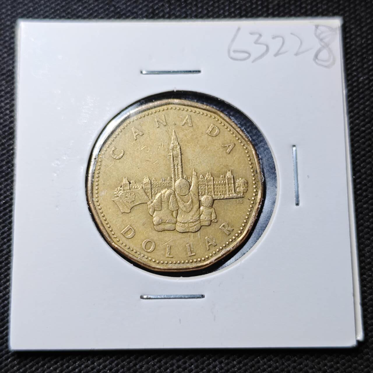 KK钱币收藏小铺  第363场  2月预留时间 周末发货  加拿大1元纪念币