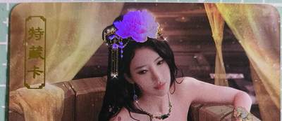 C先生卡牌 第15期 元集纪·刷子签·罐儿签·毒瘤签(持续收拍品中...) - 【彩闪】卡将文创《欲女传》唐婉  艺术卡