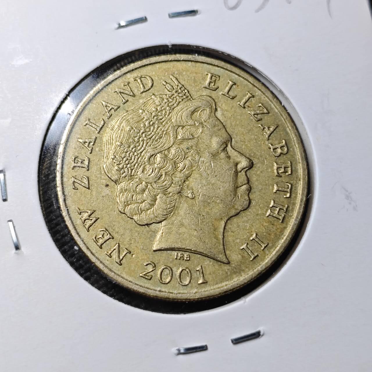 KK钱币收藏小铺  第363场  2月预留时间 周末发货  新西兰2元