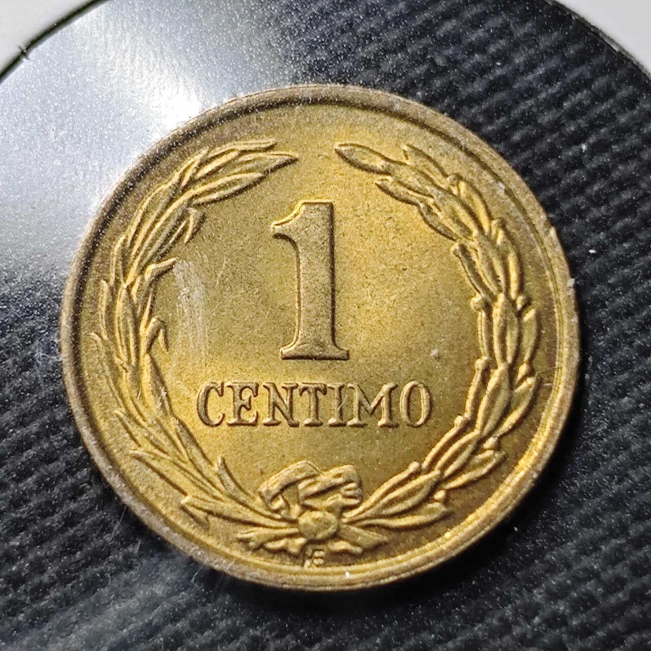 KK钱币收藏小铺  第363场  2月预留时间 周末发货  1950巴拉圭1分铜币 好品