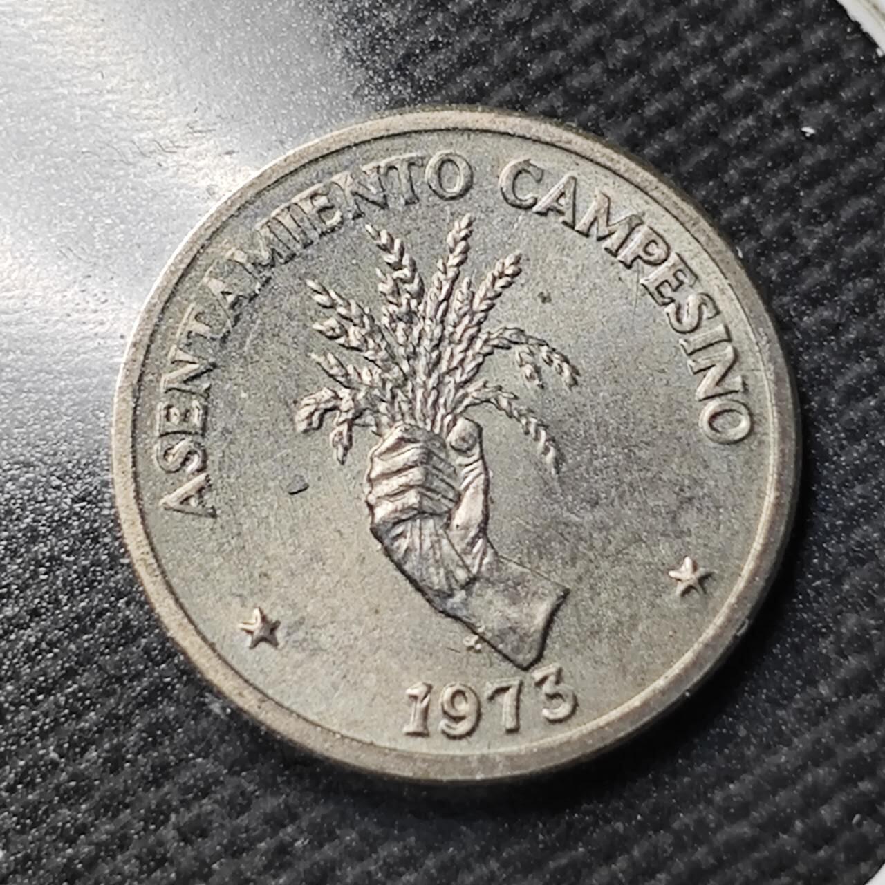 KK钱币收藏小铺  第363场  2月预留时间 周末发货  1973巴拿马2.5分握草 纪念币