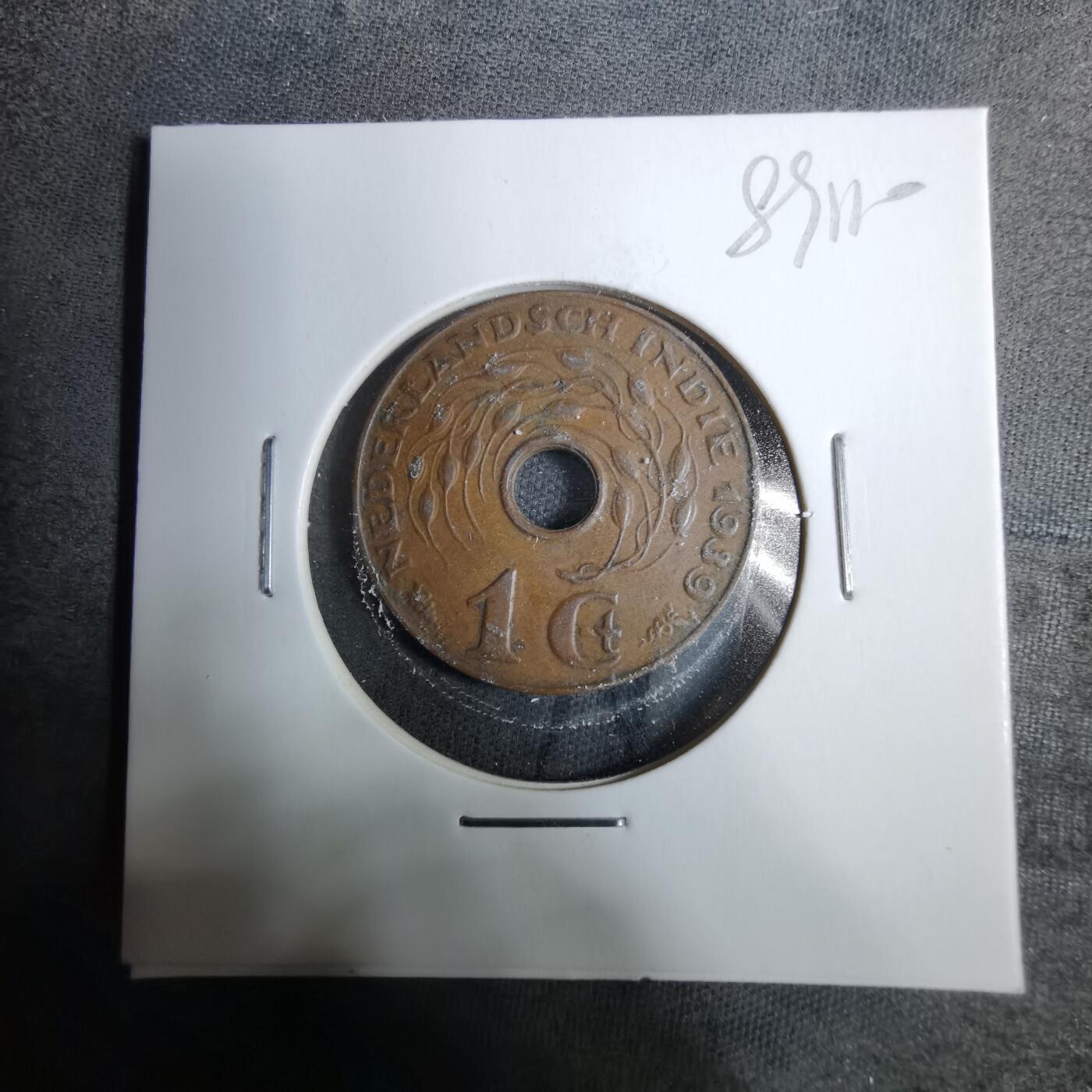 沼泽如烟--第889场 荷属东印度1939年一分