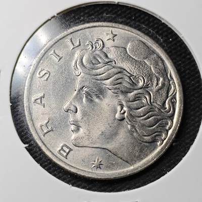 KK钱币收藏小铺  第363场  2月预留时间 周末发货 -  1976巴西1克鲁塞罗 好品