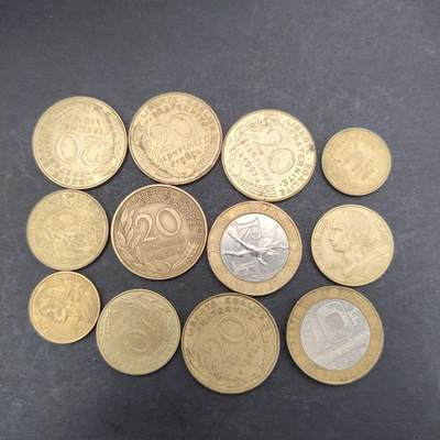 猩哥外币小铺➨【第200场】 - 法国12个