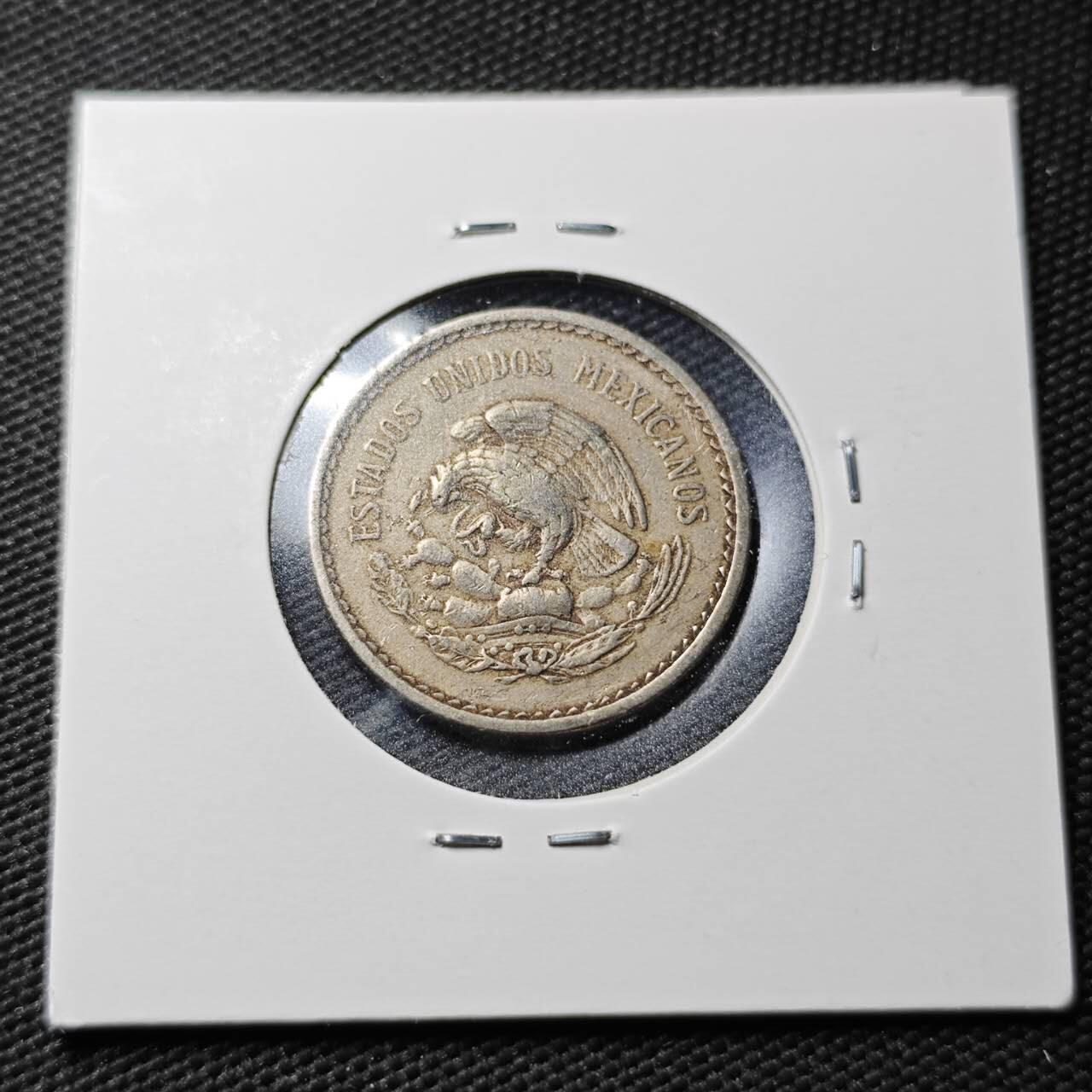 KK钱币收藏小铺  第363场  2月预留时间 周末发货  1946墨西哥10分镍币