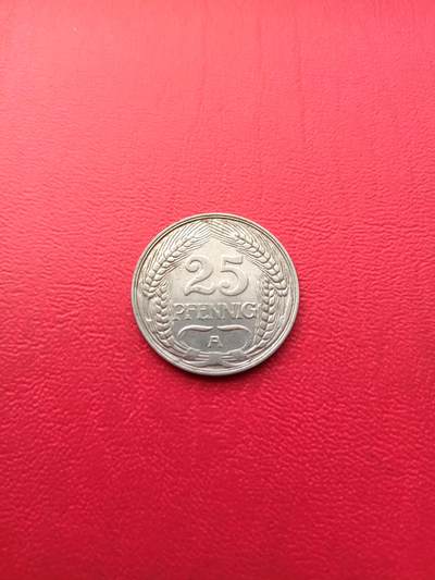 【云涧收藏】第七十六场 - 德国1910年25芬尼镍币