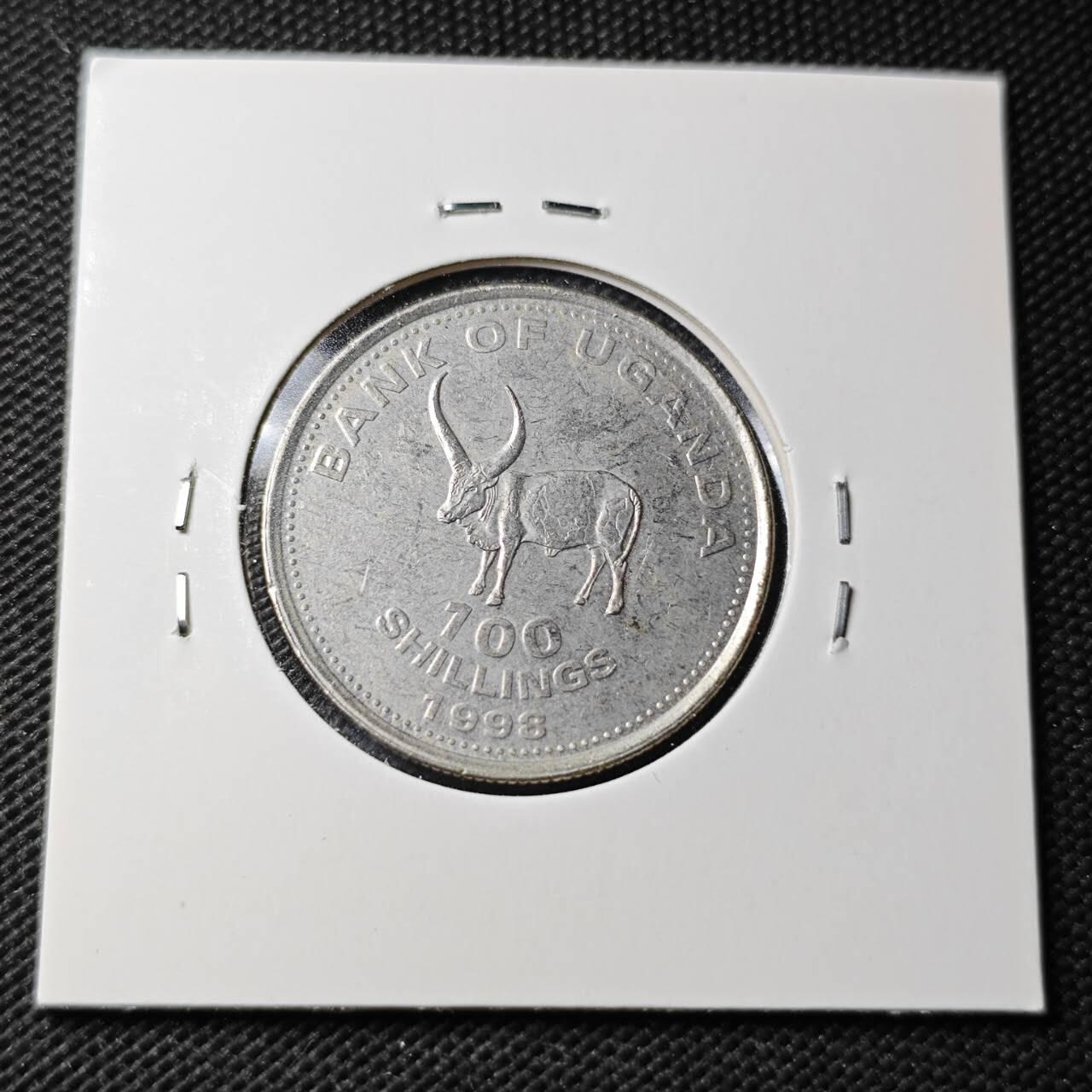 KK钱币收藏小铺  第363场  2月预留时间 周末发货  1998乌干达