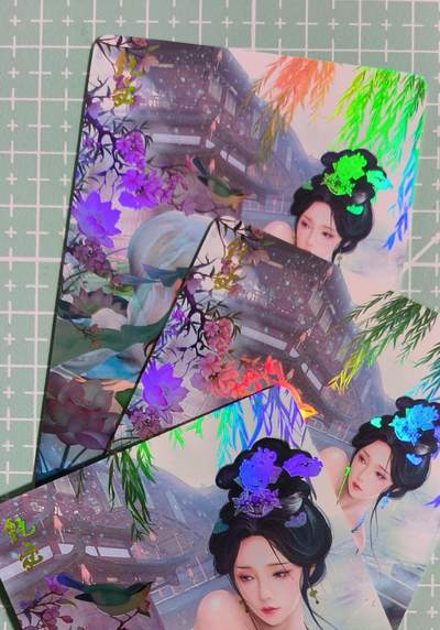 C先生卡牌 第15期 元集纪·刷子签·罐儿签·毒瘤签(持续收拍品中...) - 【彩闪】焱卡文化《燎原·魅》甄宓 双服饰+近景