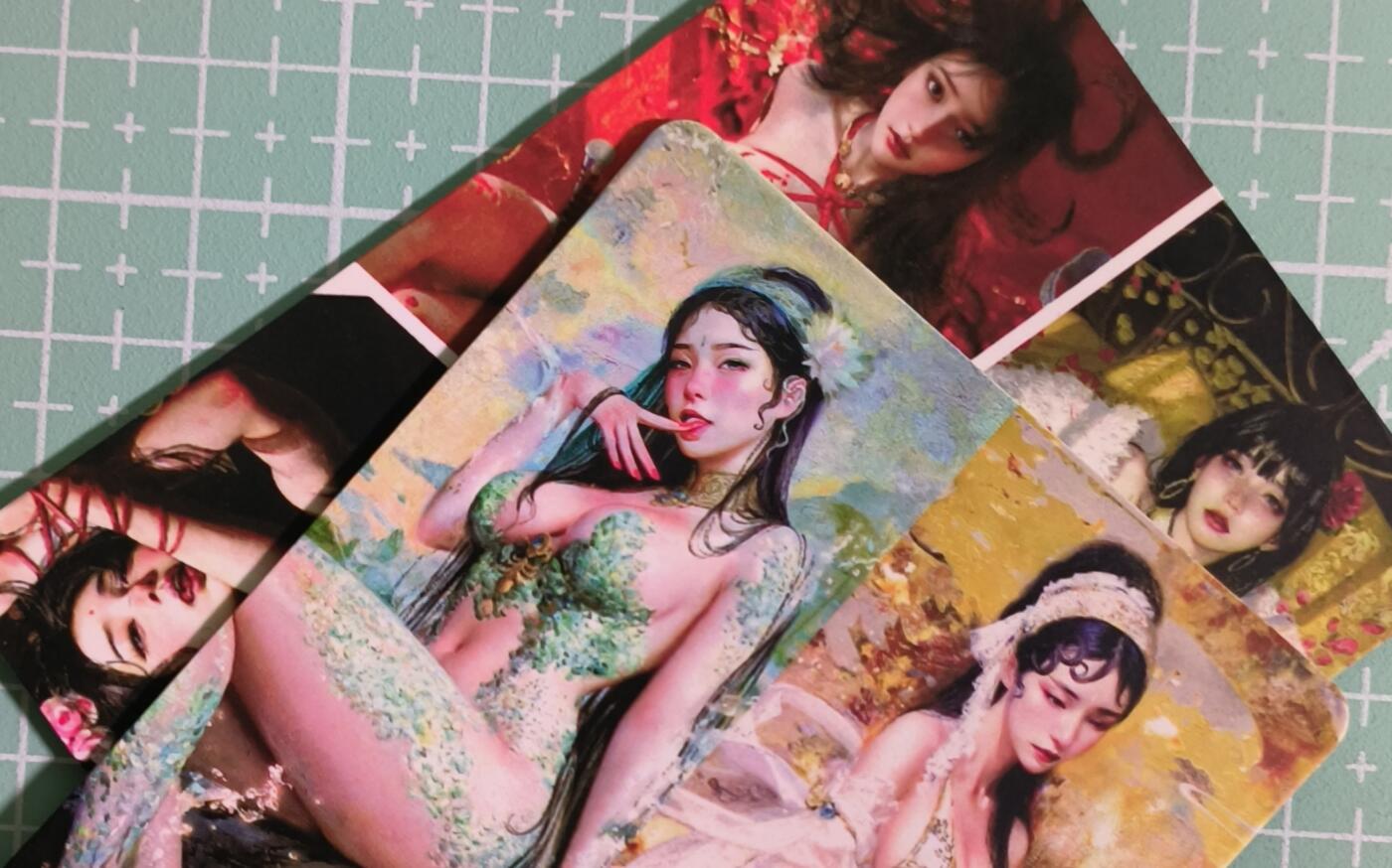 C先生卡牌 第15期 元集纪·刷子签·罐儿签·毒瘤签(持续收拍品中...) 【变换光栅】自制卡《多人变换》卡背是普卡 4张