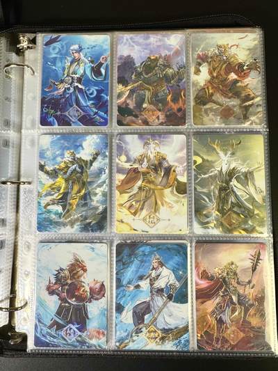 NO.14 好又多金牌大场，双11狂欢！每周一站式配齐，方便凑单！（周6晚8点截拍，卖家送拍0抽成！） - 趣卡社 俺去西天取个经 妖怪卡一套(金银色描边)18张全