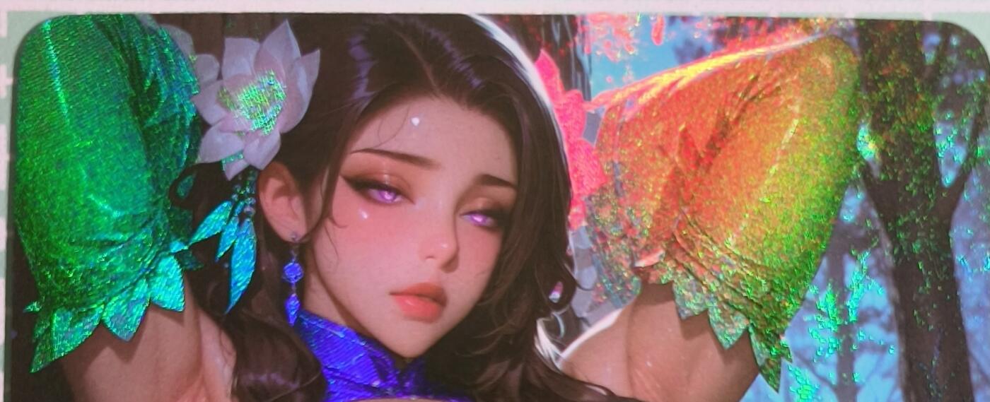 C先生卡牌 第15期 元集纪·刷子签·罐儿签·毒瘤签(持续收拍品中...) 【彩闪】墨卡文化《大雷芳华》① 艺术卡