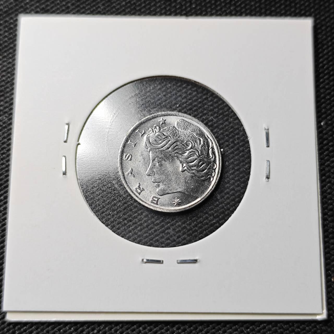 KK钱币收藏小铺  第363场  2月预留时间 周末发货  1975巴西1分纪念币