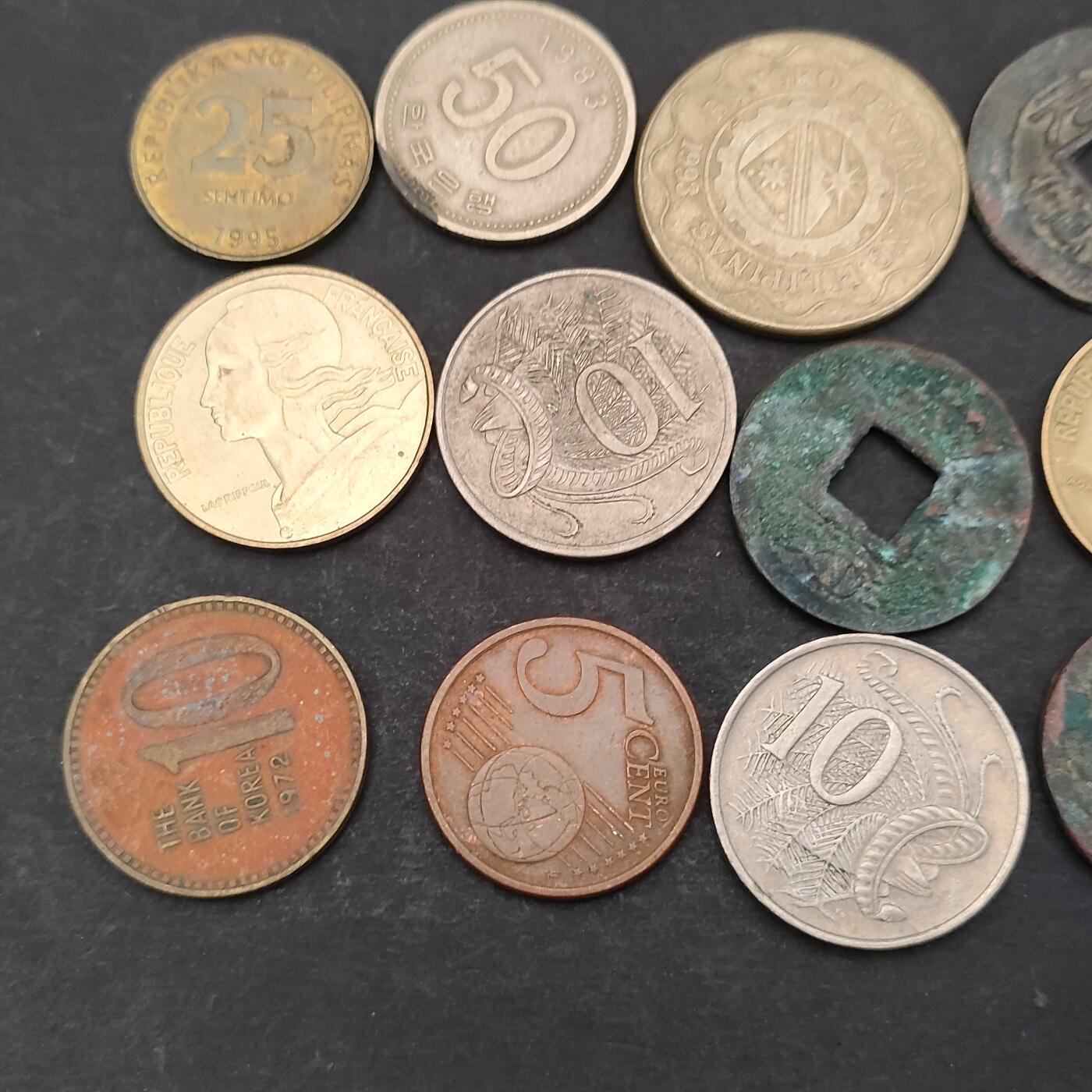 猩哥外币小铺➨【第200场】 硬币12个