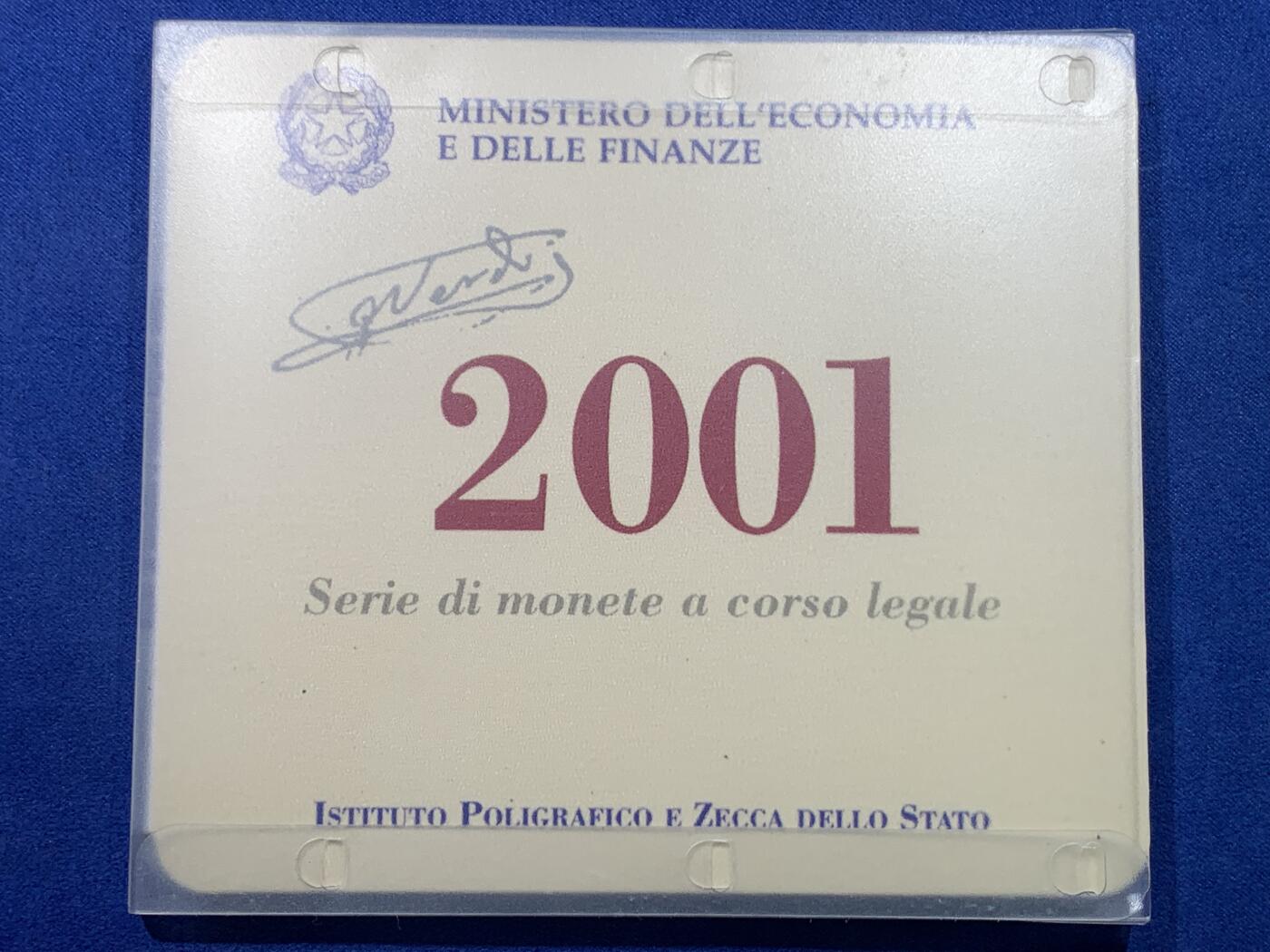 《竞宝斋》第434场 周日，周一2场连拍 （全场包邮） 意大利 2001年 威尔第12枚套币 含银币2枚 双色币2枚 卡装少见 细节见图