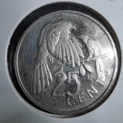 沼泽如烟--第889场 - 维尔京1973年25分精制币