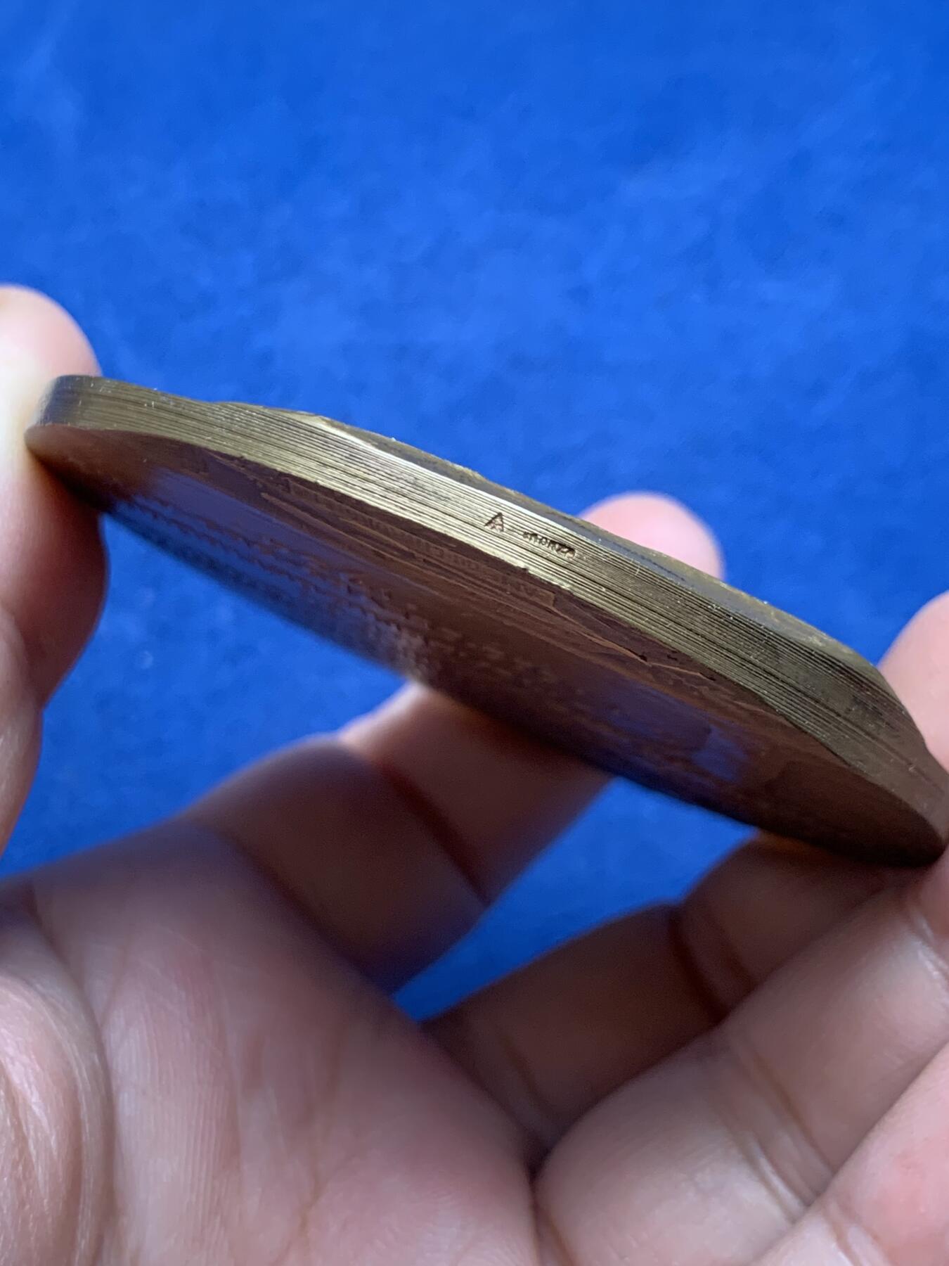 《竞宝斋》第434场 周日，周一2场连拍 （全场包邮） 法国路易斯巴斯图尔生物学家化学家医学研究奖章 144.8克 67.5mm