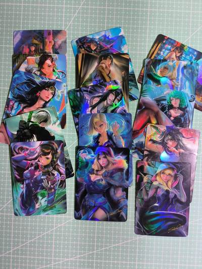 C先生卡牌 第15期 元集纪·刷子签·罐儿签·毒瘤签(持续收拍品中...) - 【彩闪】燎原正版《ACG系列》不知道这是第几弹 15张