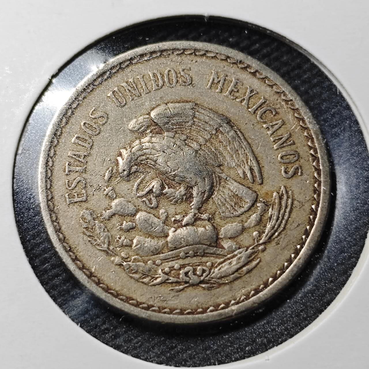 KK钱币收藏小铺  第363场  2月预留时间 周末发货  1946墨西哥10分镍币