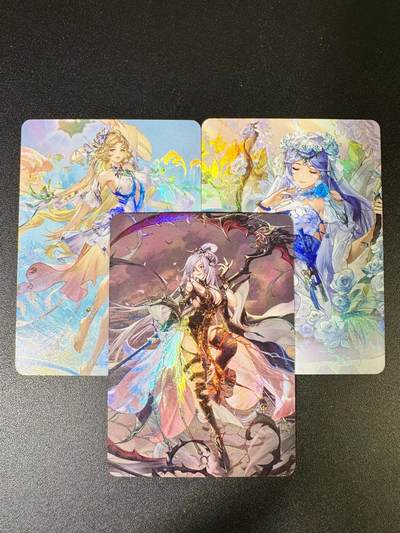 NO.14 好又多金牌大场，双11狂欢！每周一站式配齐，方便凑单！（周6晚8点截拍，卖家送拍0抽成！） - 凌墨卡牌 卡册卡acg妹卡 折光彩闪 3张