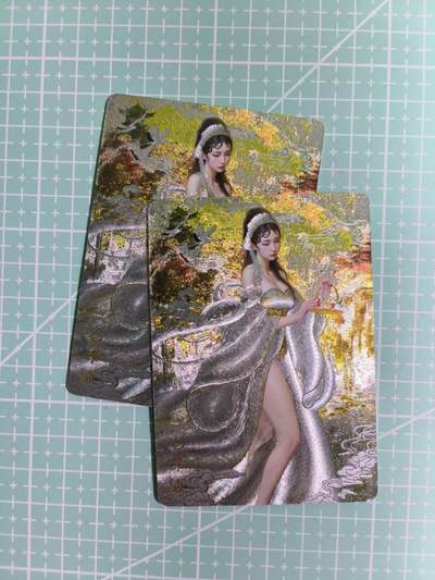 C先生卡牌 第15期 元集纪·刷子签·罐儿签·毒瘤签(持续收拍品中...) - 【粗闪】燎原×刷子《妖姬传》白素贞 双服饰