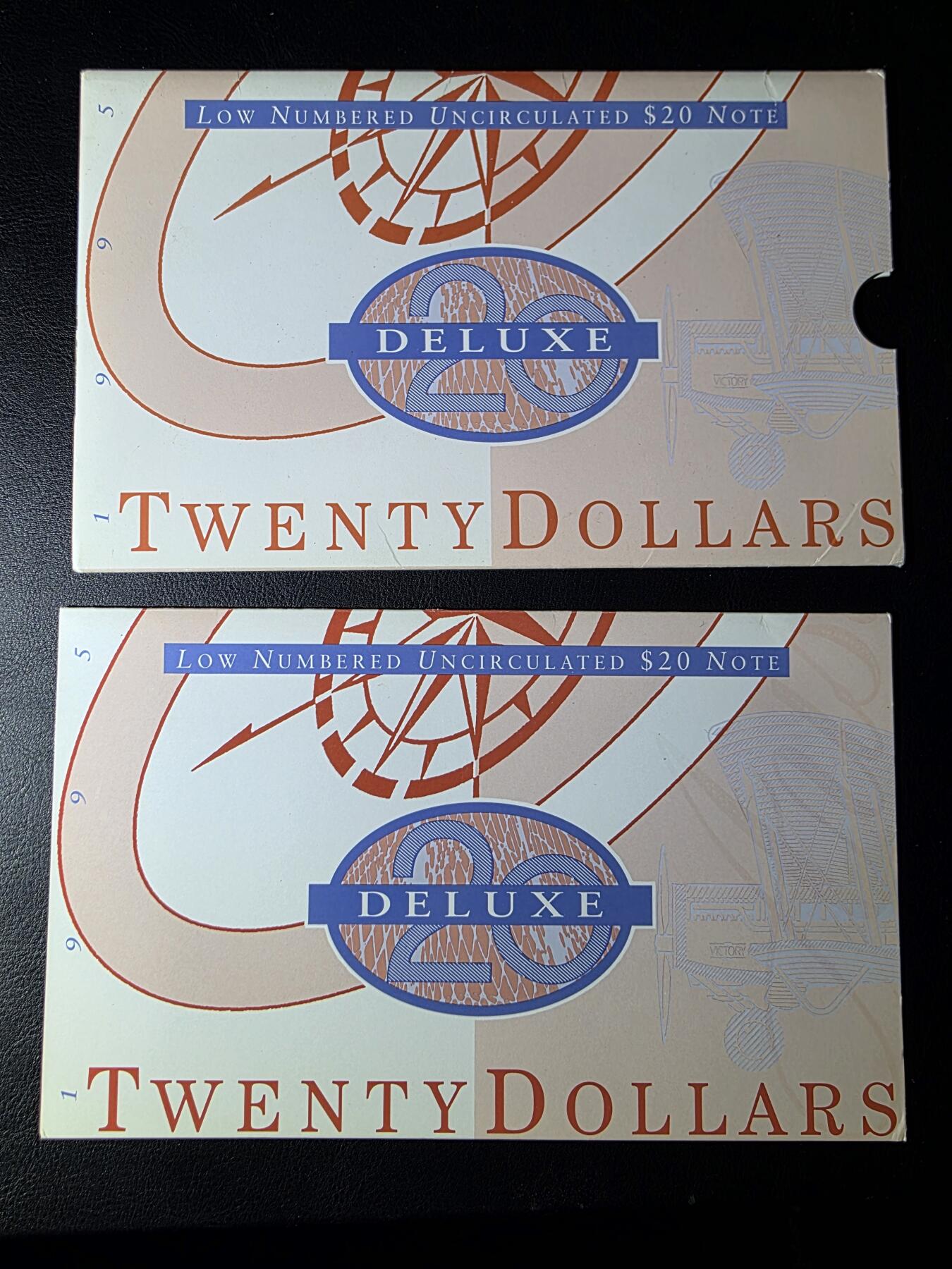 叁拾收藏第33期 澳大利亚95年塑料钞AA首发  20元  含册 UNC