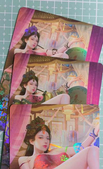 C先生卡牌 第15期 元集纪·刷子签·罐儿签·毒瘤签(持续收拍品中...) - 【彩闪】焱卡文化《燎原·魅》陈阿娇 双服饰+近景