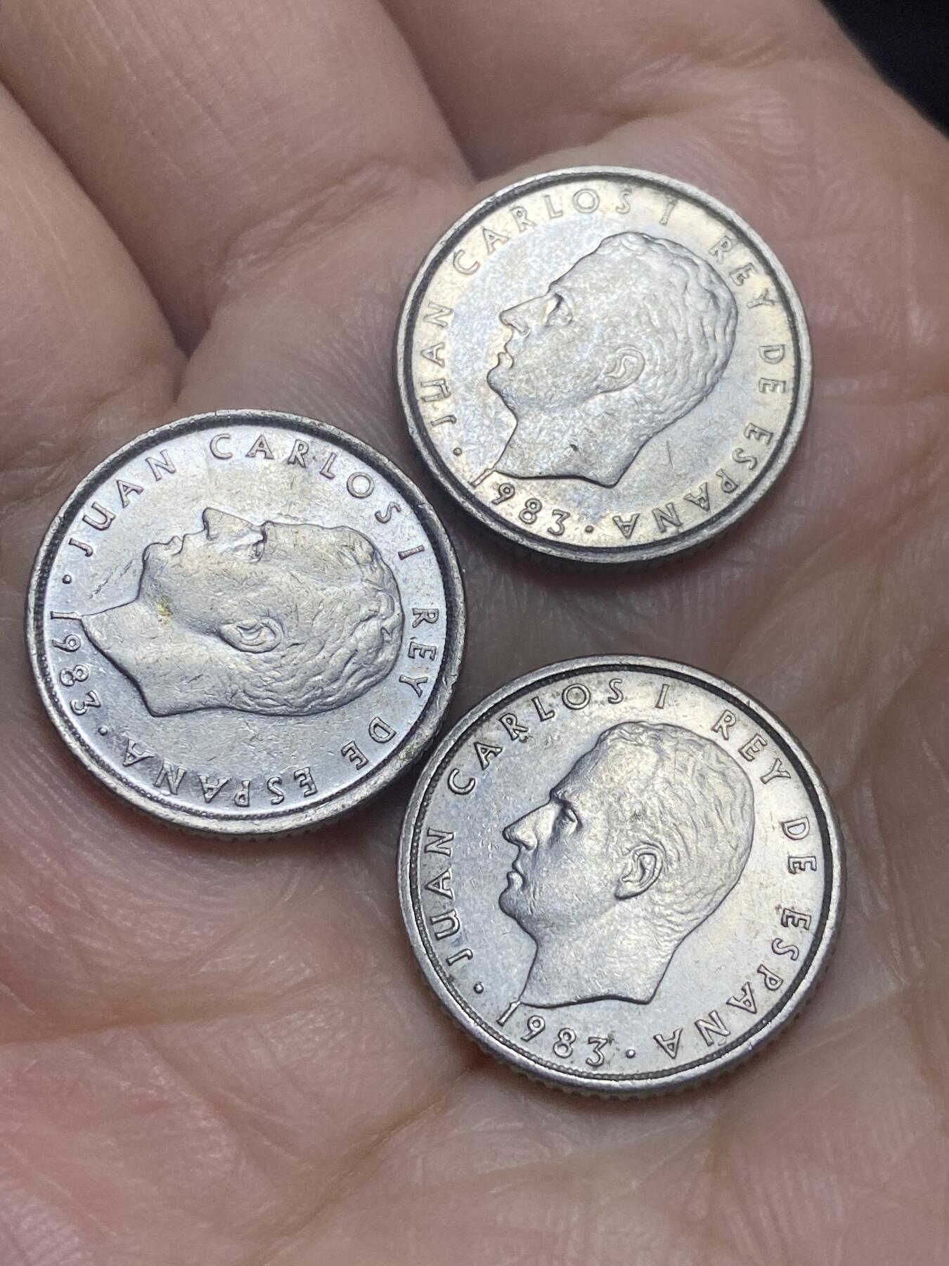 2025年第一百二十一场(总第一百四十七场）外国好品散币(免佣金) 西班牙🇪🇸1983年10比塞塔3枚