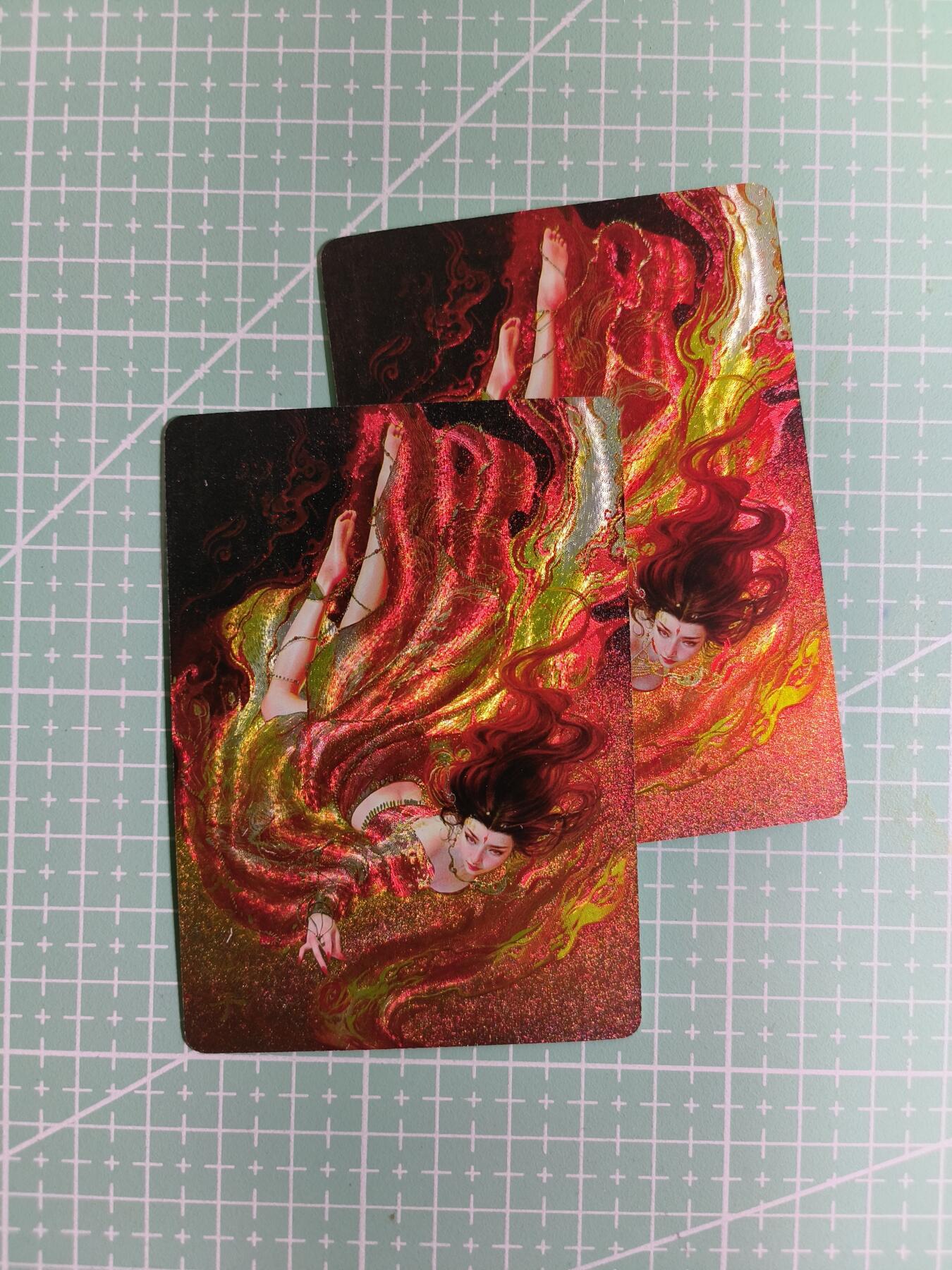 C先生卡牌 第15期 元集纪·刷子签·罐儿签·毒瘤签(持续收拍品中...) 【粗闪】燎原×刷子《妖姬传》火灵仙子 双服饰