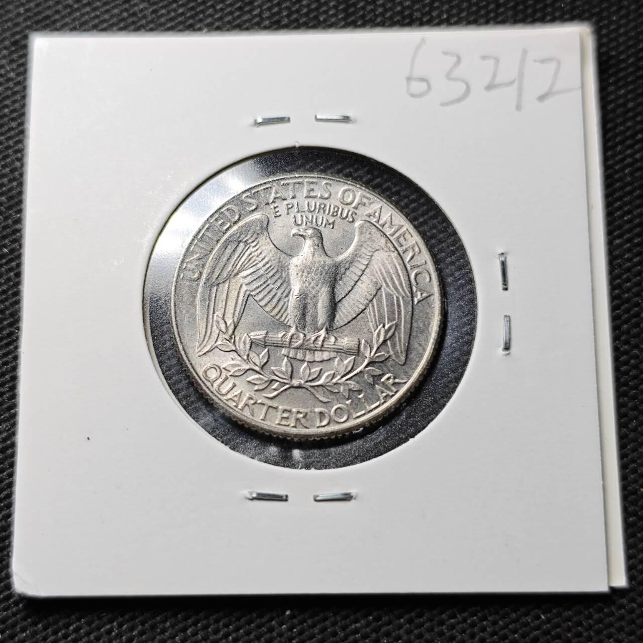 KK钱币收藏小铺  第363场  2月预留时间 周末发货  1983美国25分 好品