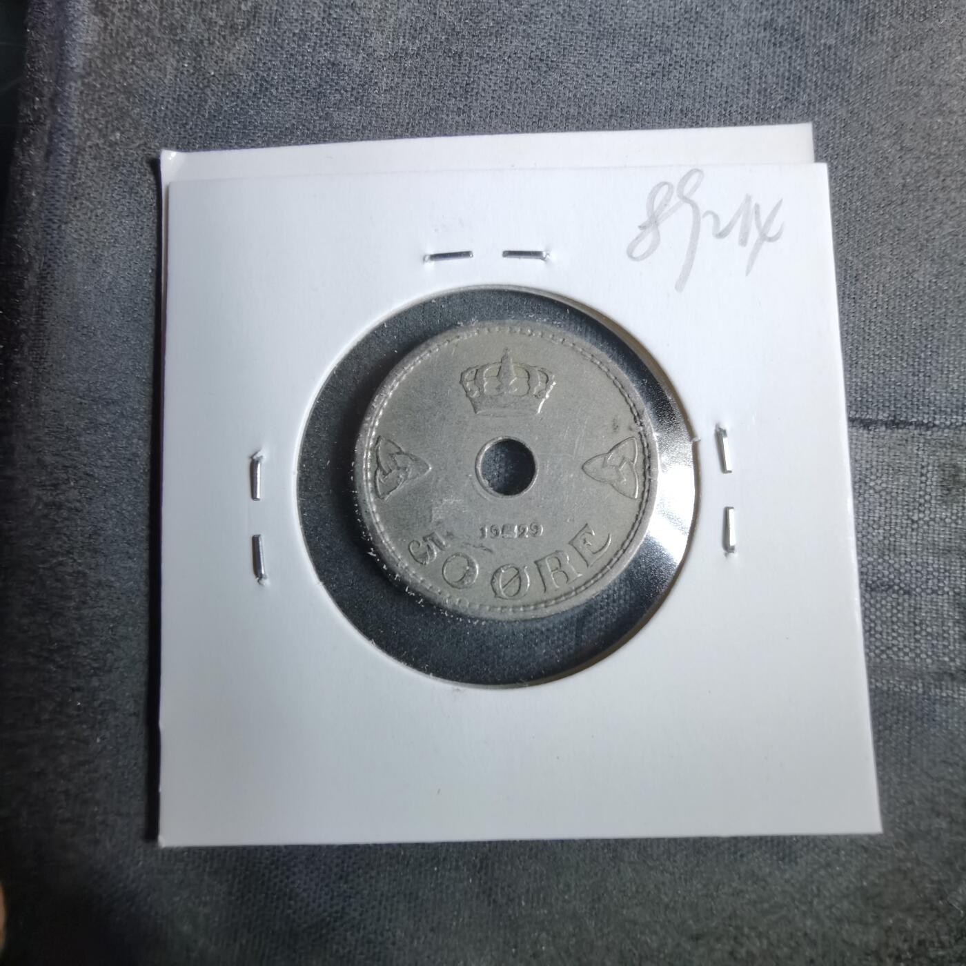 沼泽如烟--第889场 挪威1929年50欧尔