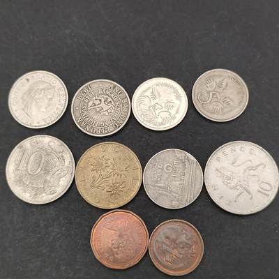 猩哥外币小铺➨【第200场】 - 硬币10个