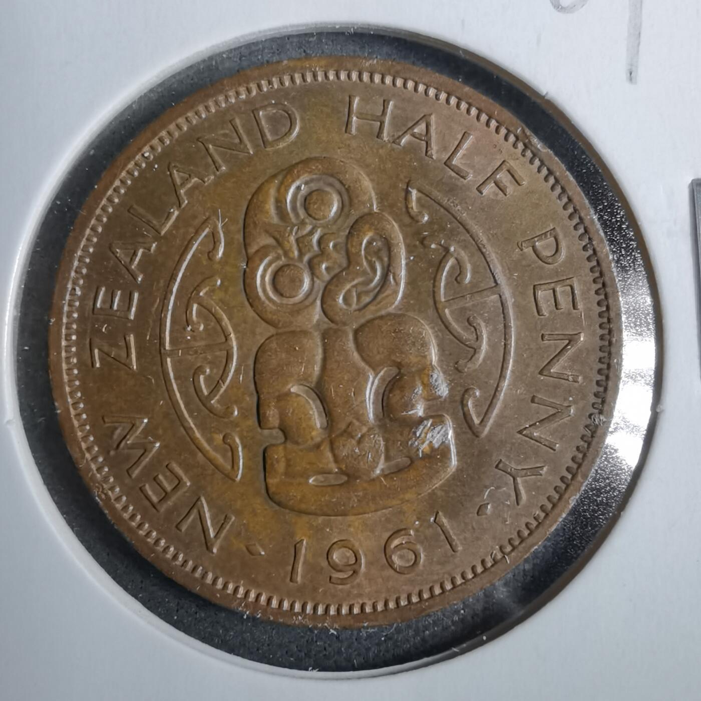 沼泽如烟--第889场 新西兰1961年半便士