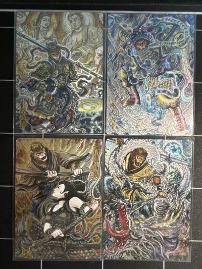 欢迎送拍、免费出卡没坑位费没手续费，各种换旧好卡 - 【折光】多吉 4张 墨婉文化&乾坤未定