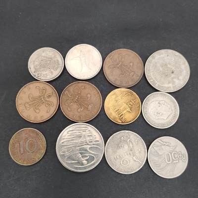 猩哥外币小铺➨【第200场】 - 硬币12个