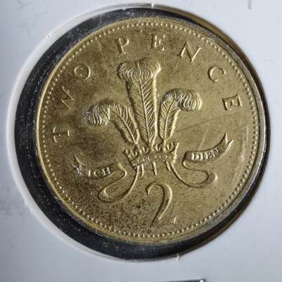 沼泽如烟--第889场 - 英国1995年2便士有金色镀层