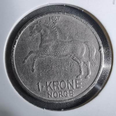 沼泽如烟--第889场 - 挪威1967年1克朗