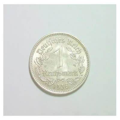 可评级 德国第三帝国1938年A版1马克 难得开卷原光 - 可评级 德国第三帝国1938年A版1马克 难得开卷原光