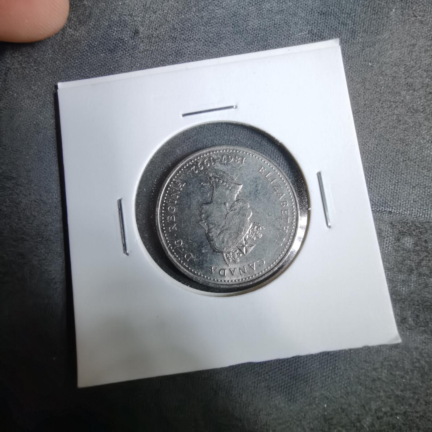 沼泽如烟--第889场 加拿大1992年25分纪念币