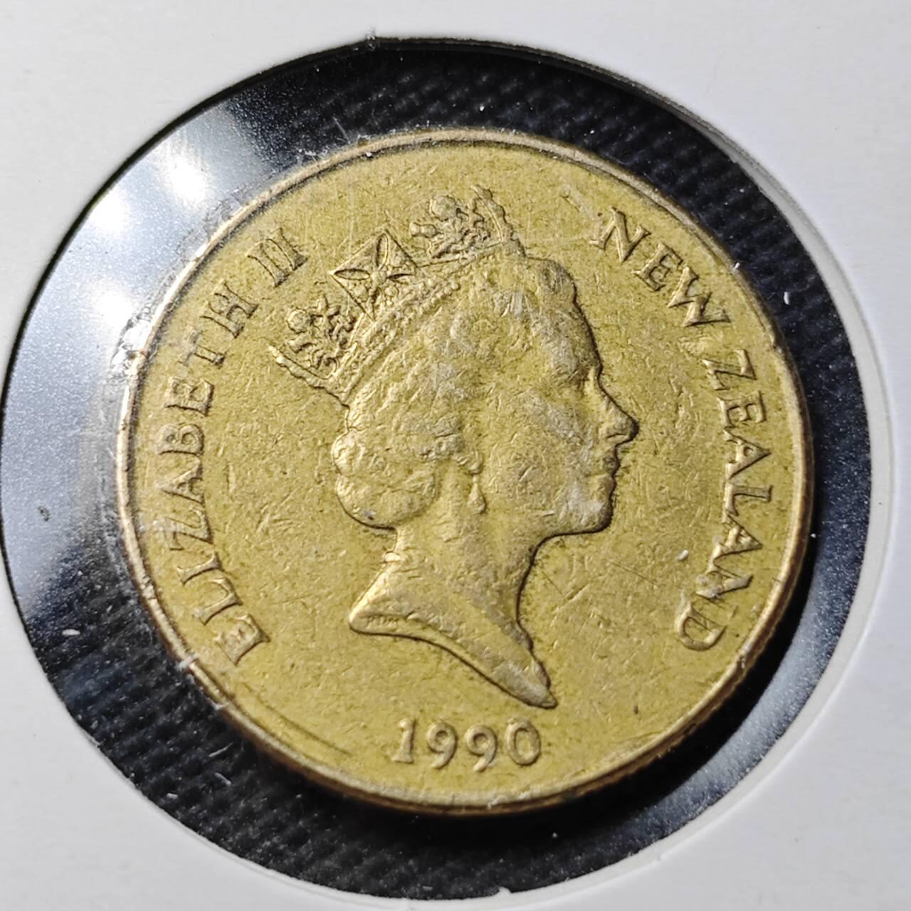 KK钱币收藏小铺  第363场  2月预留时间 周末发货  新西兰1元